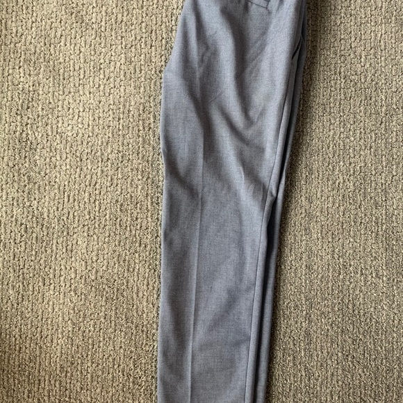 Loft blue patterned ankle pants - Picture 2 of 3